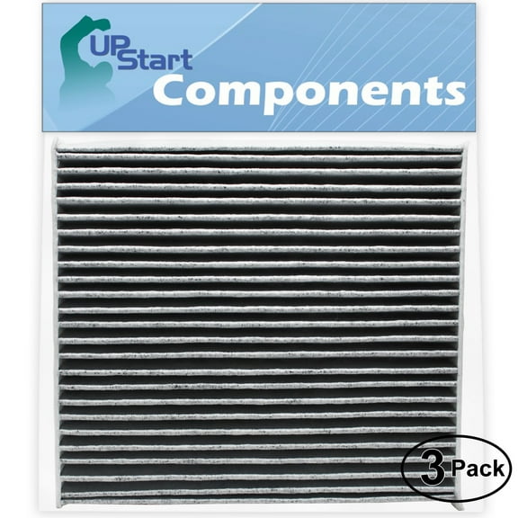 3-Pack Replacement for Cabin Air Filter for 2010 Toyota CAMRY L4 2.5L 2494cc Car/Automotive - Activated Carbon, ACF-10285