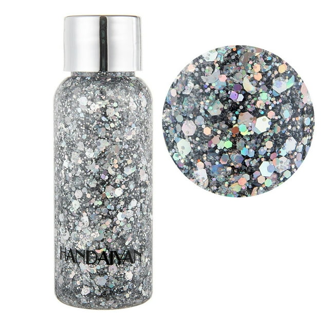 Gel de Déguisement Visage et Corps Pailleté Fée Bling Gel Coloré à Sequins