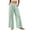 Green, variant on Tqcoqu Women's Striped Wide Leg High Waist Pants,Drawstring Elastic Loose Casual Beach Vacation Long Trouser with Pockets
