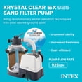 thumbnail image 3 of Intex 26641EG Krystal Clear Pool Sand Filter Pump for 4,400 Gallon Pools, 3 of 8