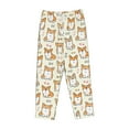 thumbnail image 4 of Balery Cartoon Corgi print Women's Pajama Pants,Ultra Lightweight Pjs,Lounge Pant-X-Large, 4 of 9