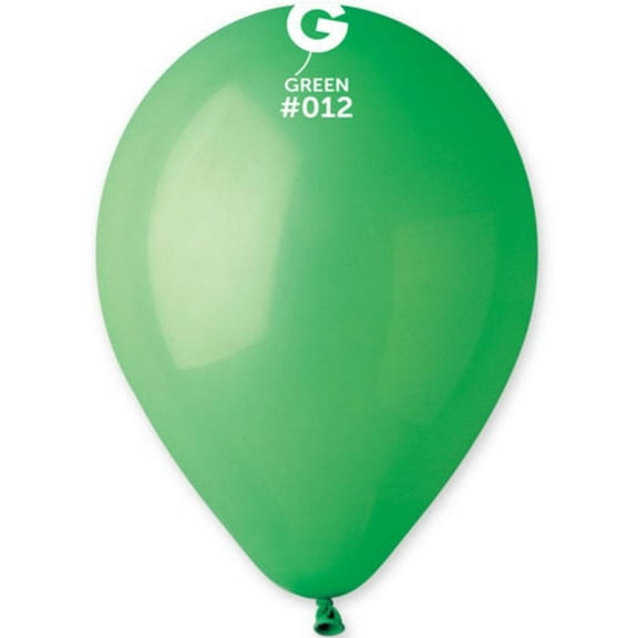 50 Gemar Green Balloons 12"