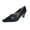 Black, variant on Chantelle Women's Wide Width Classic Elegant Trendy Comfort Slingback Dress Pumps GOLD 8.5