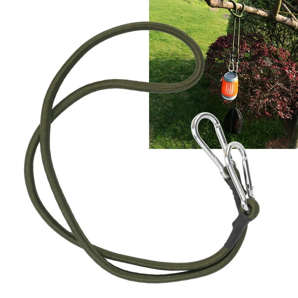 LHCER Heavy Duty Straps 2 Climbing Hooks,Bungee Cord With Mini