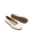 thumbnail image 3 of Zapatos DREAM PAIRS Balerinas Blancas Sin Cordones para Mujer Talla 7.5, 3 of 7