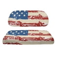 thumbnail image 2 of Aplkyhs American Flag Club Car Seat Covers Washable Heavy Duty Golf Cart Seat Cover Easy to Install Universal Golf Cart Accessories Stylish Golf Cart Back Seat Suitable for All Weather, 2 of 7