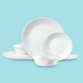 thumbnail image 1 of Corelle Madeline Embossed 12-Piece Glass Dinnerware Set (Service for 4), 1 of 3