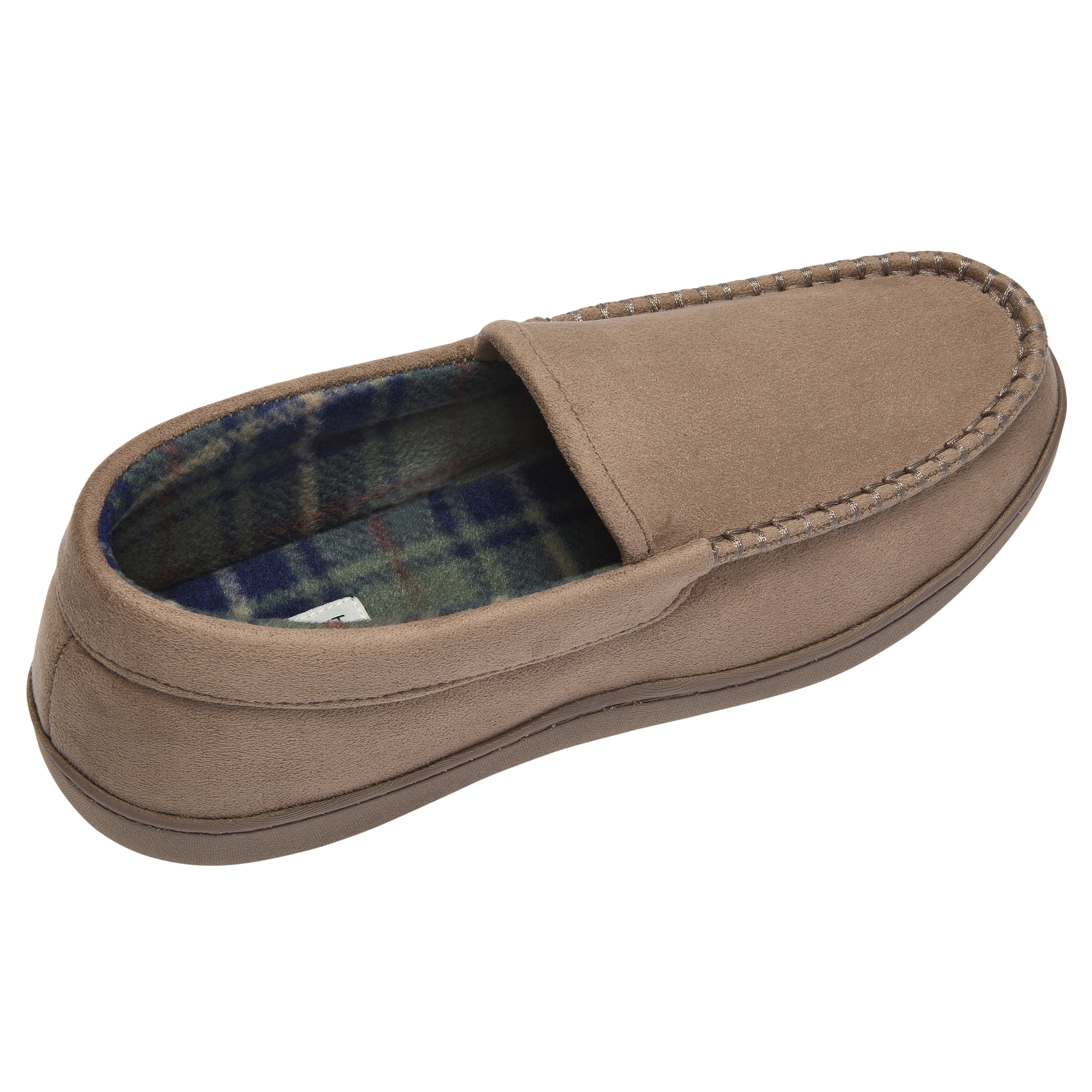 Fruit of the Loom Men's Plaid Printed Venetian Slipper
