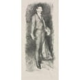 thumbnail image 2 of James Abbott McNeill Whistler 9x14 Gold Ornate Wood Frame and Double Matted Museum Art Print Titled - Portrait of Count Robert De Montesquiou (1894), 2 of 4