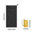 thumbnail image 2 of Microfiber Sports Towel Quick Dry Gym Sweat Towel with Storage Pouch, Super Absorbent Lightweight Workout Towel for Fitness Yoga Running Travel, Fast Drying Portable Sport Towel, 2 of 6