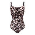 thumbnail image 6 of XIYON&nbsp; One Piece Swimsuit For Women Leopard Print Swimsuit With Adjustable Straps Bathing Suit For Women Swimwear Beachwear, 6 of 6