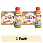 (2 pack) Premier Protein Shake, Caramel, 30g Protein, 11.5 Fl Oz, 12 Ct