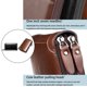 thumbnail image 3 of Guardurnaity Cartera para hombre, monedero Vintage grande con cremallera doble, bolso multifunción de gran capacidad para bolsas de paquete de Carteras Marrón, 3 of 6