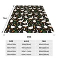 thumbnail image 3 of Lsque funny Goose Pattern Fuzzy Fleece Throw Blanket Extra Large,Super Soft,Fluffy and Warm Blankets for Couch,Bed,All Season Use-40"x30", 3 of 7