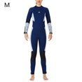 thumbnail image 2 of Traje de baño de neopreno traje de baño impermeable espesado 5 mm back cremallera snorkeling deportes de agua Manténgase caliente para nadar mujer surf, mar azul marino Advancent OD019356-15, 2 of 7