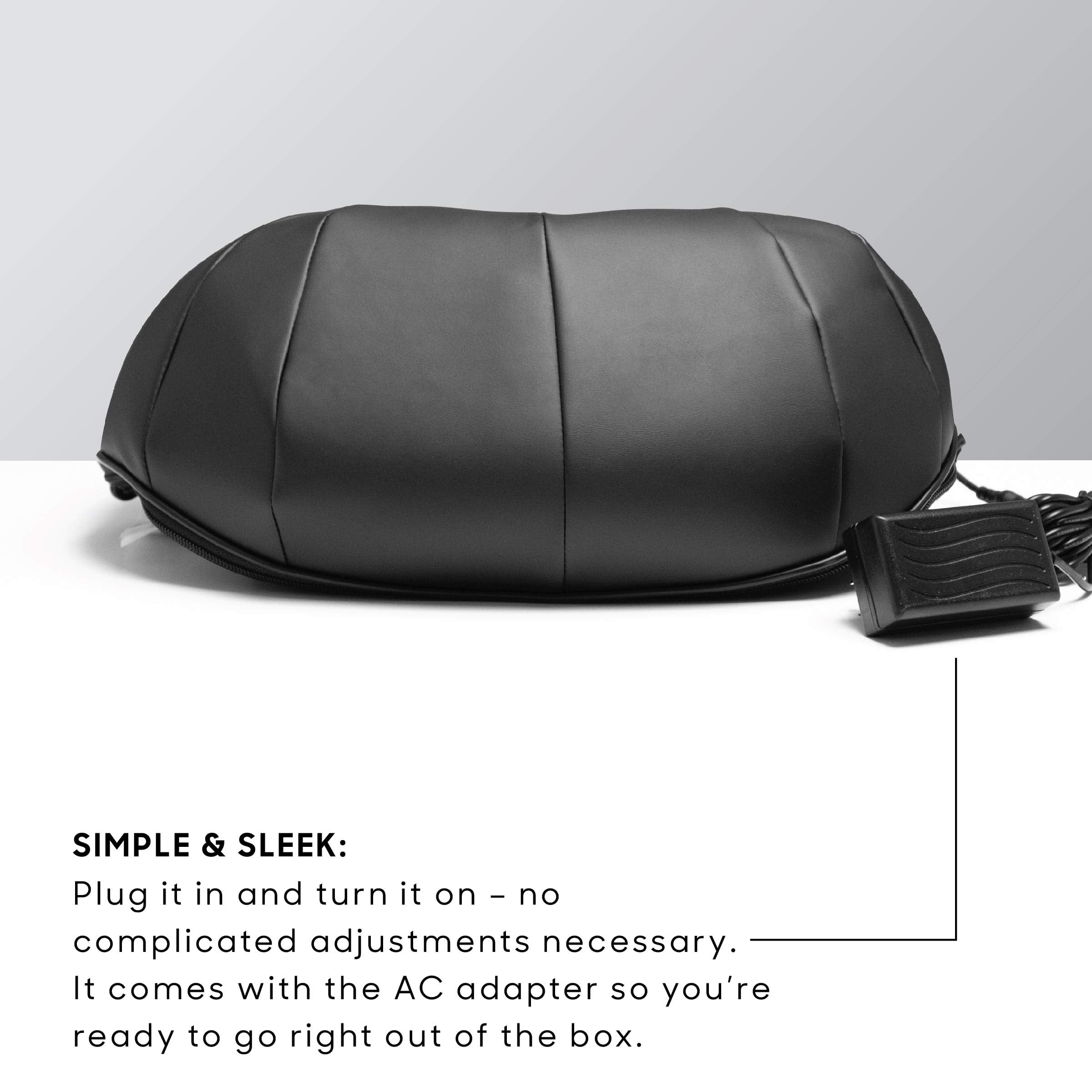 Neck Shoulder Massage with Soothing Heat, Electric Shiatsu Back Massager