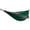 Green/Charcoal, variant on Grand Trunk Double Deluxe Hammock with Straps – Extra-Wide Parachute Nylon Hammock for Two, 10'6" x 6'6", 400 lb Capacity, Includes Tree-Friendly Straps & Carabiners