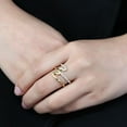 thumbnail image 5 of Gold Womens Ring Stainless Steel Anillo Color Oro Para Mujer Acero Inoxidable, 5 of 5