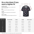 thumbnail image 5 of Pofeuu USA Print Mens Casual Short Sleeve Shirts Beach Summer Spread Collar Pocket Tops Men's Casual Short-sleeved Shirt-Small, 5 of 5