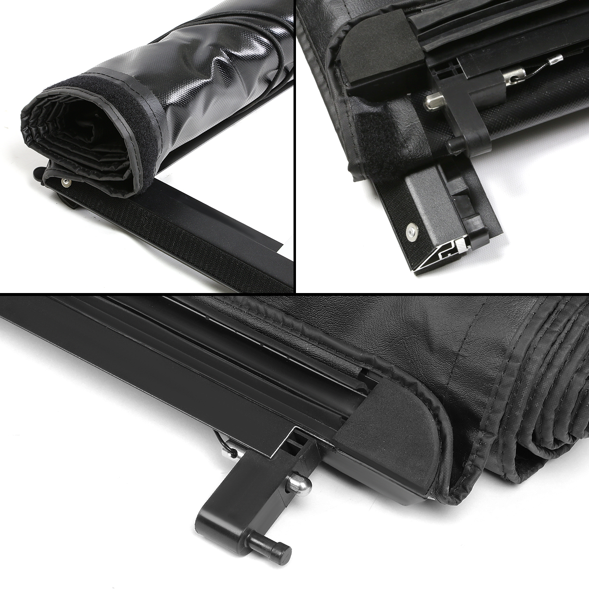 Nuvision for 94-03 Chevy S10 GMC Sonoma Fleetside 6Ft Bed Soft Roll-Up Tonneau Cover