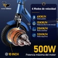 thumbnail image 4 of Scooter eléctrico Honey Whale M2 Max-B Azul, 4 of 6