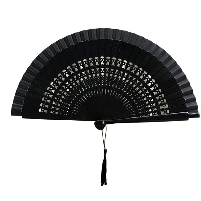 CSChome Handheld Fan Portable Folding Hand Chinese Style Decorative Dancing Wedding Party Accessories