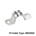 thumbnail image 3 of Uxcell M20 U Shaped Stainless Steel Conduit Clamp 10 Pack, 3 of 5