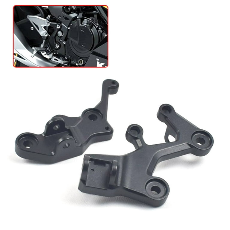 footista引退セット Front Footrests Foot Pegs Pedal Bracket Fit for Kawasaki