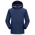 thumbnail image 1 of Chaqueta de caparazón suave para hombre, chaqueta fina para exteriores, para montañismo, resistente al viento, impermeable, para deportes, senderismo, chaqueta con capucha para hombre, 1 of 1