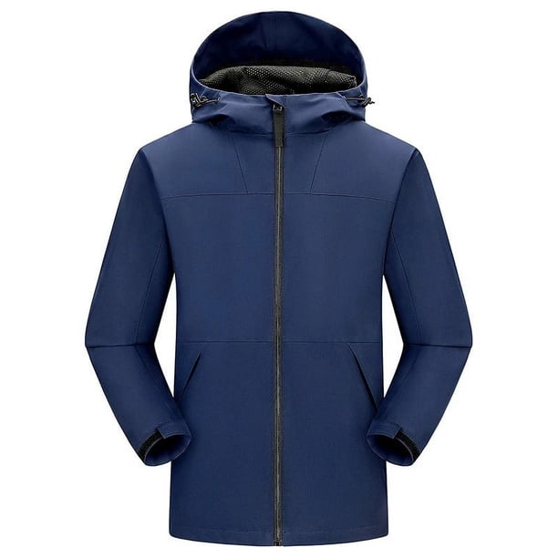 Chaqueta de caparazón suave para hombre, chaqueta fina para exteriores, para montañismo, resistente al viento, impermeable, para deportes, senderismo, chaqueta con capucha para hombre