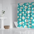 thumbnail image 2 of Waterproof Cute Boho Daisy Shower Curtain 72x72 Inch Boho Style Polyester Unique Shower Curtain for Bathroom Hotel Home Decor with 12 Plastic Hooks, 2 of 5