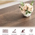 thumbnail image 6 of Litake Dining Table Bench Set for 4, Kitchen Table Set with 2 Benches, Rectangular Dining Room Table Set with Sturdy Metal Frame, Saving Space for Kitchen, Dining Room, Apartment, Brown, 6 of 6