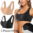 thumbnail image 4 of 2 Pieces Women's Bra Compression High Support Bra For Women's Every Day Wear Exercise And Offers Back Support Full Coverage Bras, 4 of 4