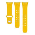 thumbnail image 4 of Golden Gophers Engraved Silicone Unisex Watch Band for Apple Watch - 42/44/45/49mm(46mm Series 10/11) Yellow by Affinity Bands, 4 of 4