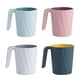 thumbnail image 4 of Wosthever Vaso de plástico para cepillo de , vaso de baño, artículos de tocador de viaje, taza de , accesorios de baño antideslizantes de 301 Juegos de accesorios de baño azul claro, 4 of 6