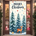 thumbnail image 6 of Festive Decoration Merry Christmas Banner Winter Wonderland Holiday Decor Colorful Design for Christmas Party Home Decoration Event Celebration, 6 of 9
