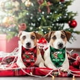 thumbnail image 4 of yeacher Festive Christmas Plaid Dog Bandana - Red & Black Checkered Design, Soft Cotton, Adjustable for Small to Medium Dogs, Perfect for Holidays & Everyday Use, 4 of 6