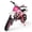 Pink, variant on 40CC 2-Stroke Mini Dirt Bike, Pull Start Pocket Bike with 15" Knobby Tires & Disc Brakes, Full Suspension, 24MPH Off-Road Motocross Trail Bike for Youth, 180LBS Capacity,Pink