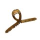 thumbnail image 1 of Pinza de pelo de resina gruesa de 5,9 pulgadas, pasadores decorativos texturizados de agarre fuerte, pinzas de garra L marrón, 1 of 5
