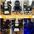thumbnail image 6 of Dkelincs Gaming Chair Massage Computer Chair Ergonomic Video Game Chairs, Adjustable Office Desk Chair with Lumbar Support & Armrest for Teens & Children, Black, 6 of 7