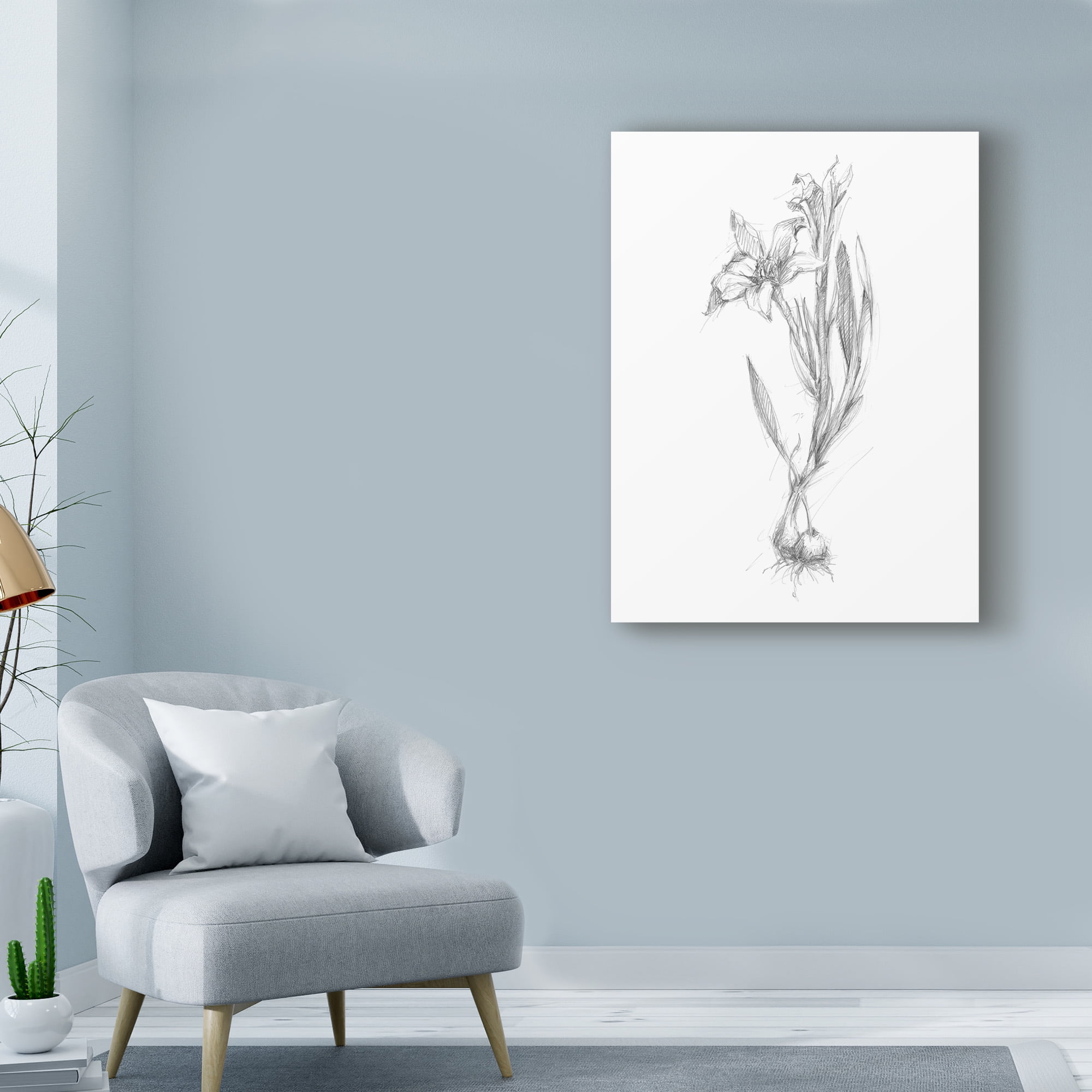 Trademark Fine Art 'UA CH Botanical Sketch I' Canvas Art by Ethan Harper