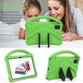 thumbnail image 3 of TECH CIRCLE Kids Case for Onn 10.1 Tablet 2024 Gen 4 Model:100135925,Lightweight Shockproof Rugged EVA Kids Friendly Handle Stand Child Proof Silicone Kids Case for Onn Tablet 10.1" 4 Gen 2024,Green, 3 of 6