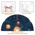 thumbnail image 4 of Picia Solar System And Planets Print Christmas Tree Skirt , Christmas Tree Skirt Ornaments for Merry Christmas Holiday Party Decorations Indoor Outdoor-30", 4 of 7