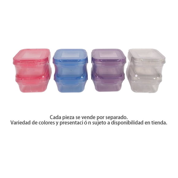 Mini Contenedores Prichos Cuadrados Varios Modelos 2 Piezas