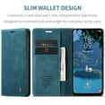 thumbnail image 3 of CaseMe Leather for Samsung Galaxy A56 5G Case, Flip Wallet Leather Case with Card Holder Magnetic Closure Shockproof Kickstand Protective Phone Cases Cover for Samsung Galaxy A56 5G 6.5-inch,Blue, 3 of 12