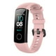 thumbnail image 4 of Correa de muñeca de silicona con hebilla de acero para Huawei Honor Band 5/4 (negro), 4 of 7