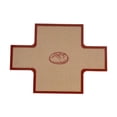 thumbnail image 2 of Tapete de silicona para hornear pan, molde para galletas, pan y tostadas Rojo, 2 of 8