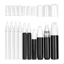 10 Pack Refillable Glue Markers Paint Pen 0.5mm-15mm Empty Drawing Marker