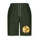thumbnail image 4 of Pantalones Cortos Casuales para Hombre Imprimir con Bolsillos Pantalones de Playa de Cintura Elástica, Pantalones Cortos de Cintura Elástica para Hombre, 4 of 5