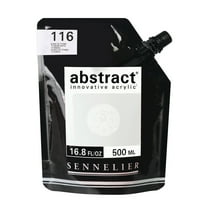Sennelier Abstract Acrylic, 500ml, Satin, Titanium White